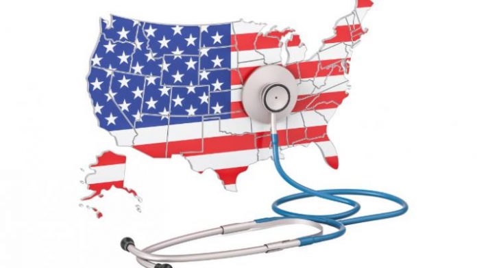 USA flag map stethoscope_1