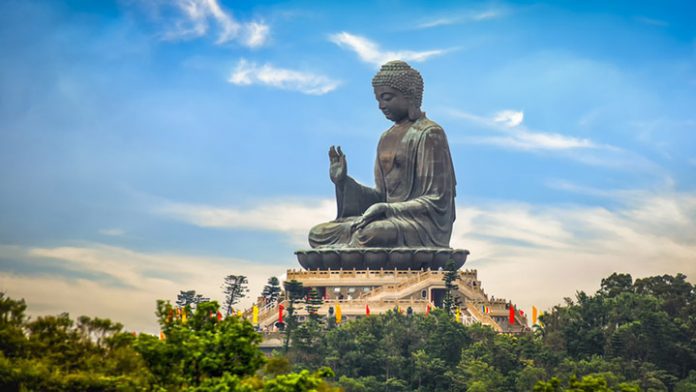 The Tian Tan Buddha in Hong Kong