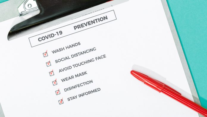Coronavirus advices or prevention concept