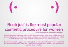 Malaysia “boob job” advertisement banned in UK