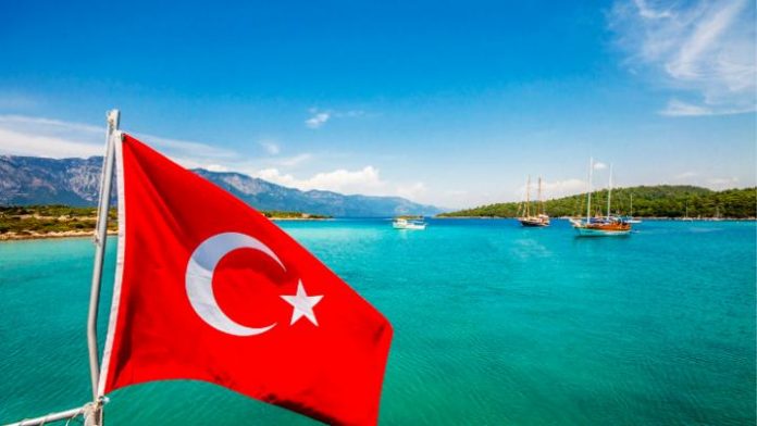turkey flag beach_1