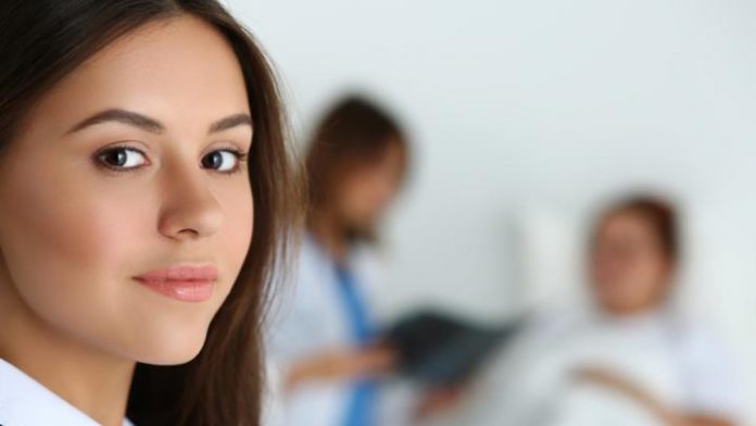 women doctor, focus