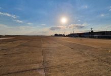 Zambia border closures halt inbound medical travel Empty airport at Lusaka, Zambia, due to COVID-19