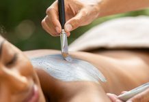 Dubai expands 5-star health tourism Woman receiving mud spa treatment