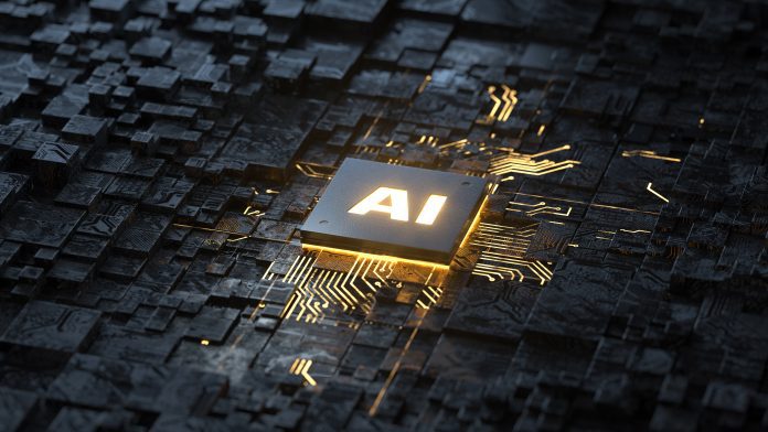 AI,Artificial Intelligence concept,Circuit board