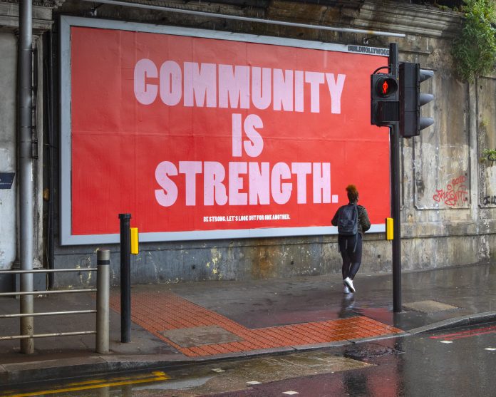 Community is Strength Sign