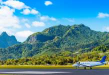 Cook Islands insurance covers treatment in New Zealand A plane ready to fly from Aitutaki Island, Cook Islands