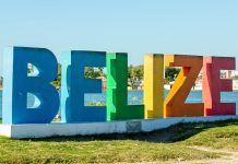 Belize aims to improve healthcare A colourful Belize sign