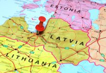 Baltic states suffer inbound travel drop Map showing Estonia, Latvia and Lithuania.