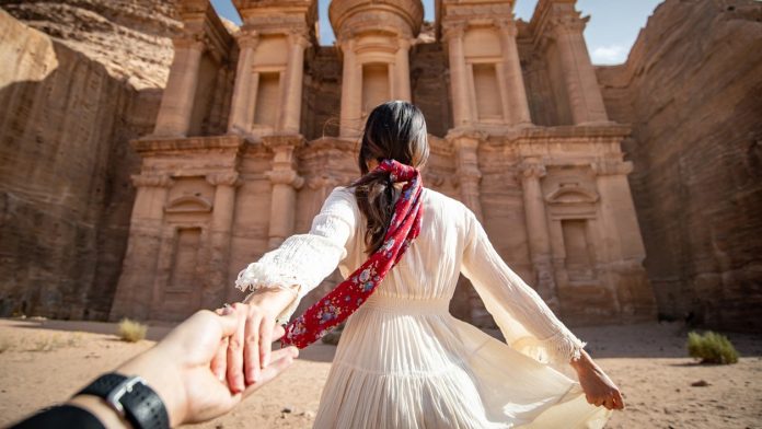 Tourist in Jordan, where there is untapped potential for medical tourism