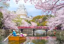 Japan to promote wellness tourism Himeji Castle in Japan