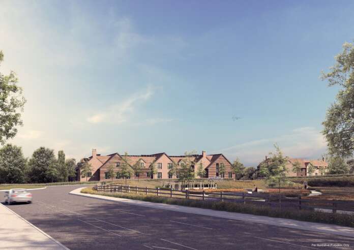 A CGI of Hartford Care's care home in Alton Hampshire