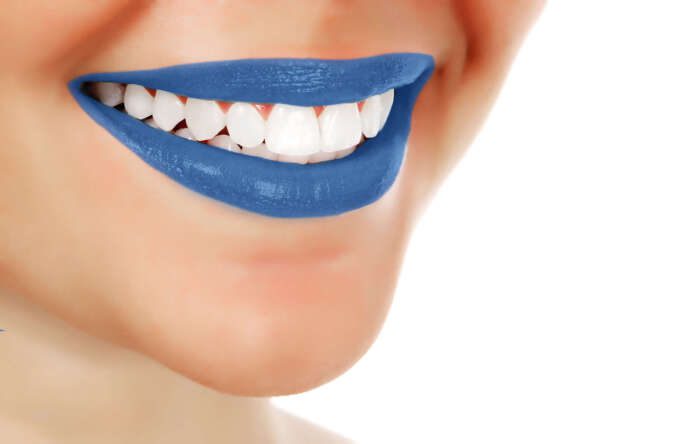 Woman smiling