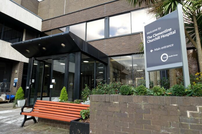 Circle Clementine Churchill Hospital, Harrow, London