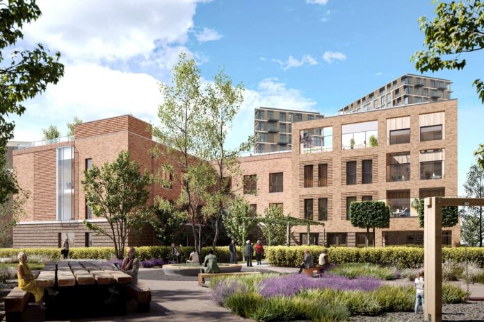 Montpelier Estates, Apex Contractors and Peel Waters Chatham Waters Care Home CGI