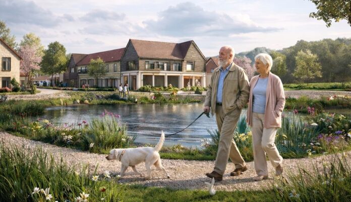 Rangeford Villages Kingscote Place CGI