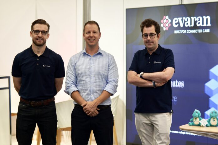Tom Murphy Product Manager CareLineLive Tyron Ball CEO Evaran Josh Hough Managing Director Europe Evaran