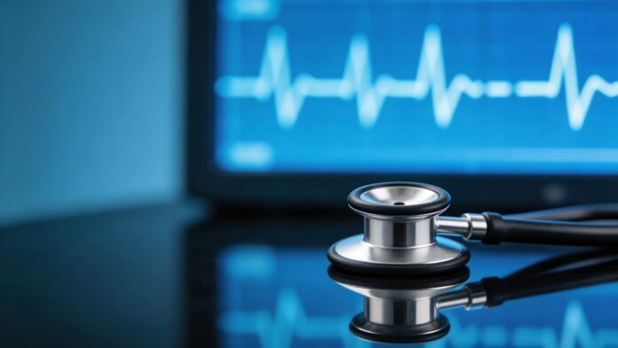 Stethoscope and heart rate monitor
